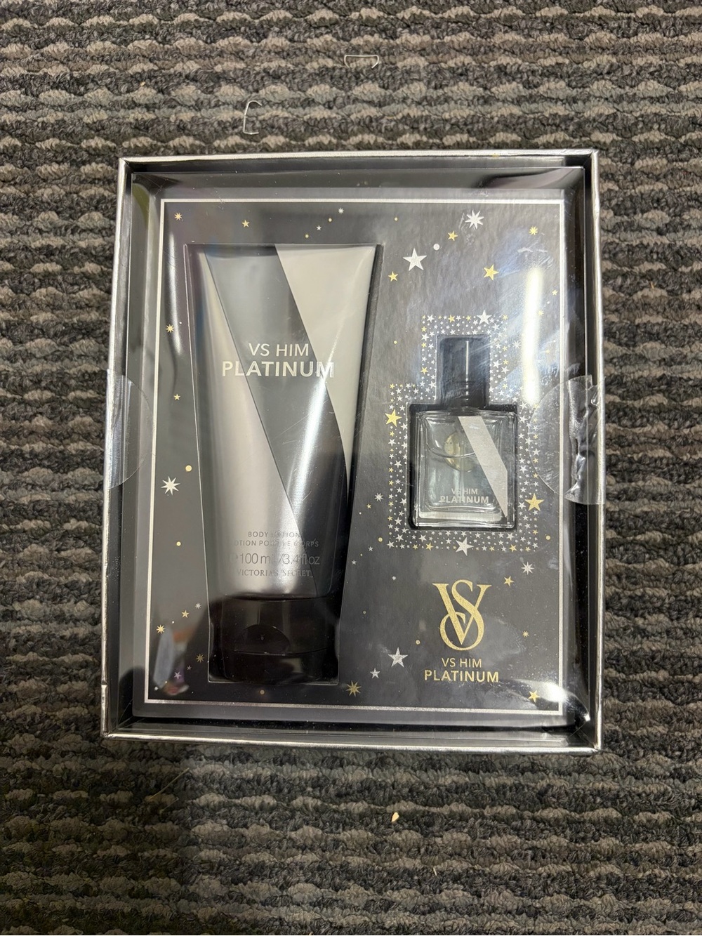 VICTORIA'S SECRET  Fragrance For Men VS Him Platinum Duo Gift Set NEW